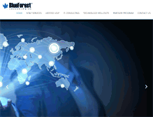 Tablet Screenshot of blueforesttech.com